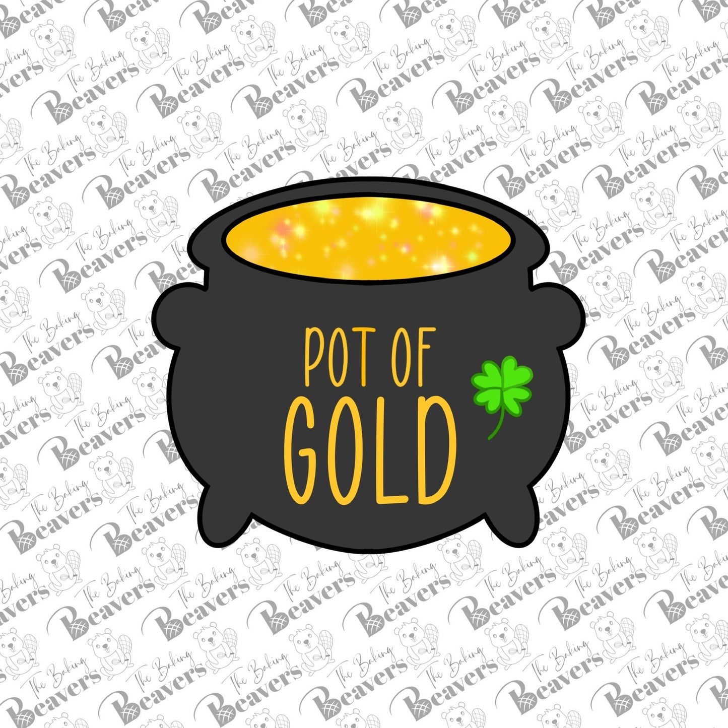 Cauldron (or Pot of Gold) Cookie Cutter