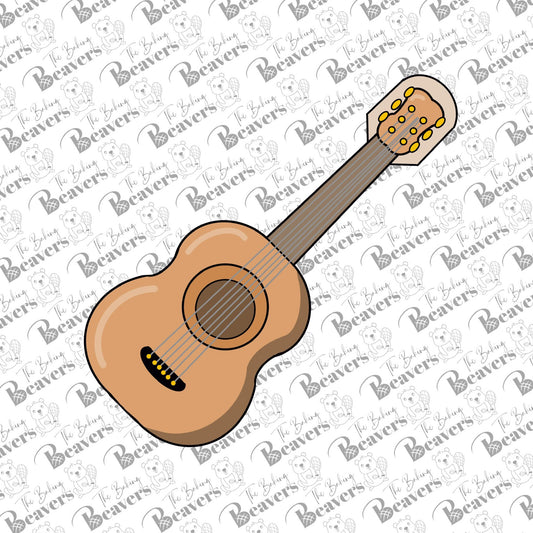 Acoustic Guitar Cookie Cutter (recommend sizing up)
