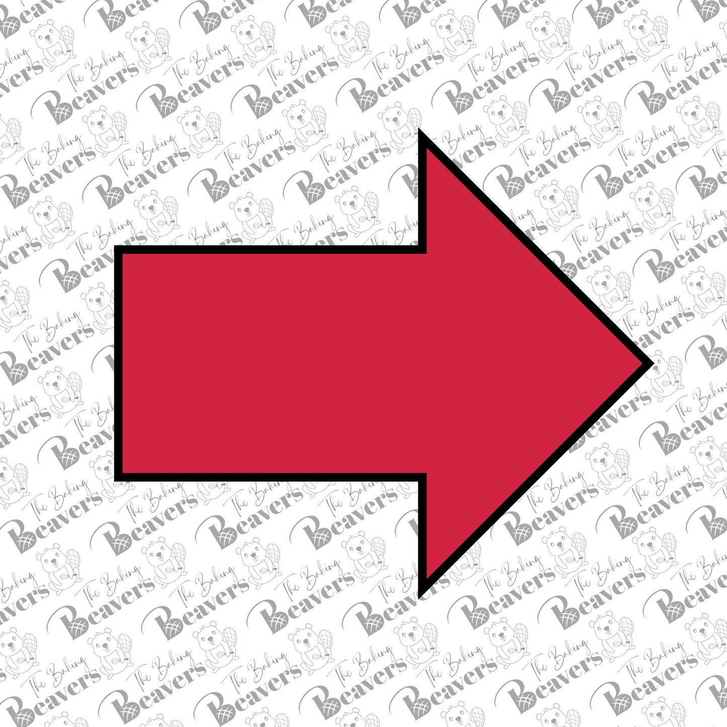 Thick Arrow Cookie Cutter