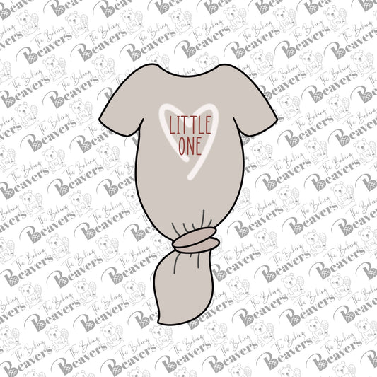 Baby Knot Gown Cookie Cutter