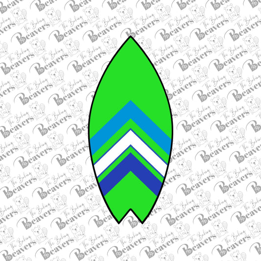 Surfboard Cookie Cutter (recommend sizing up)