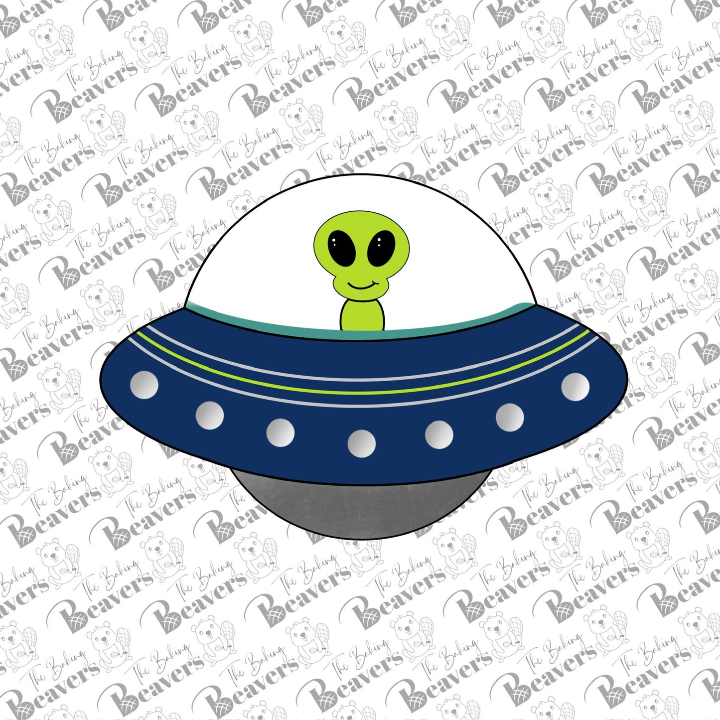 UFO Cookie Cutter (recommend sizing up)