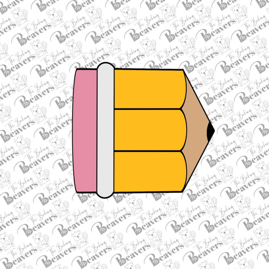 Wide/short Pencil Cookie Cutter