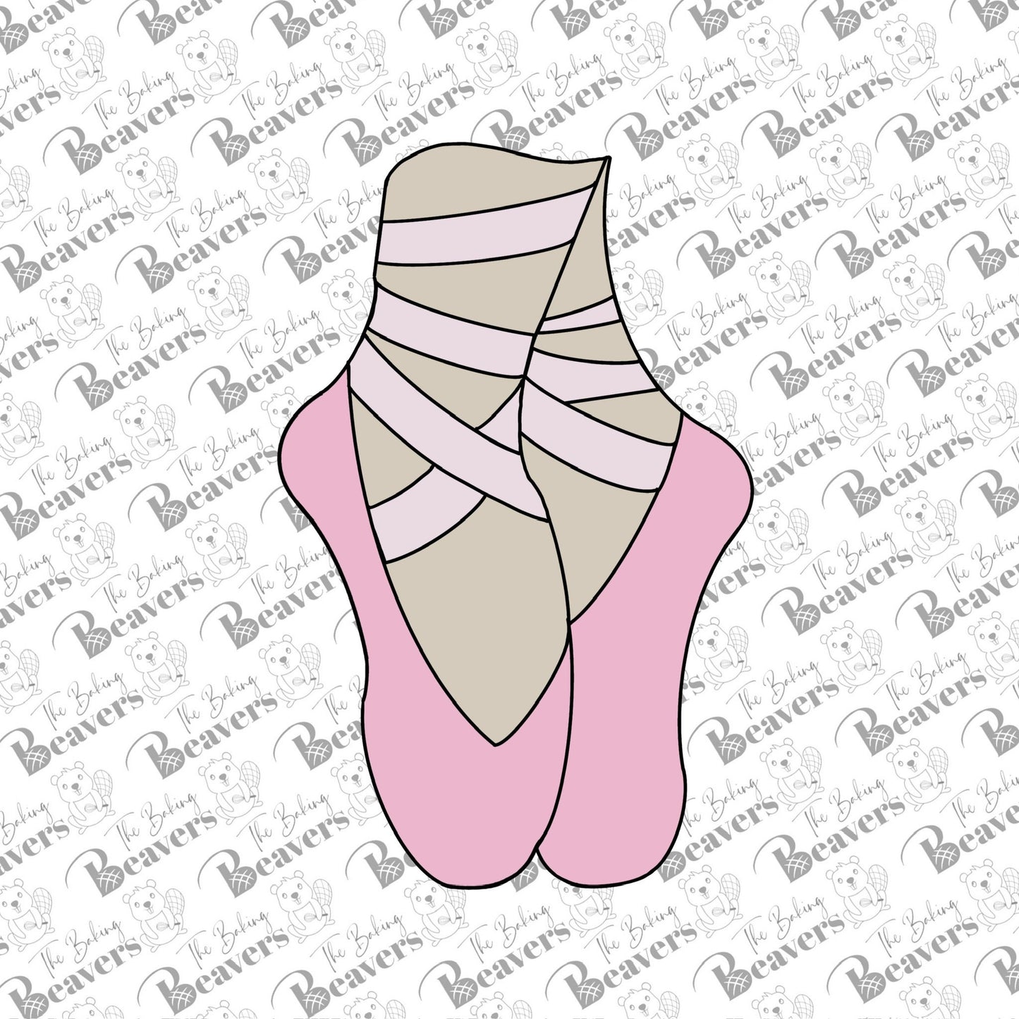 Ballerina Slippers Cookie Cutter