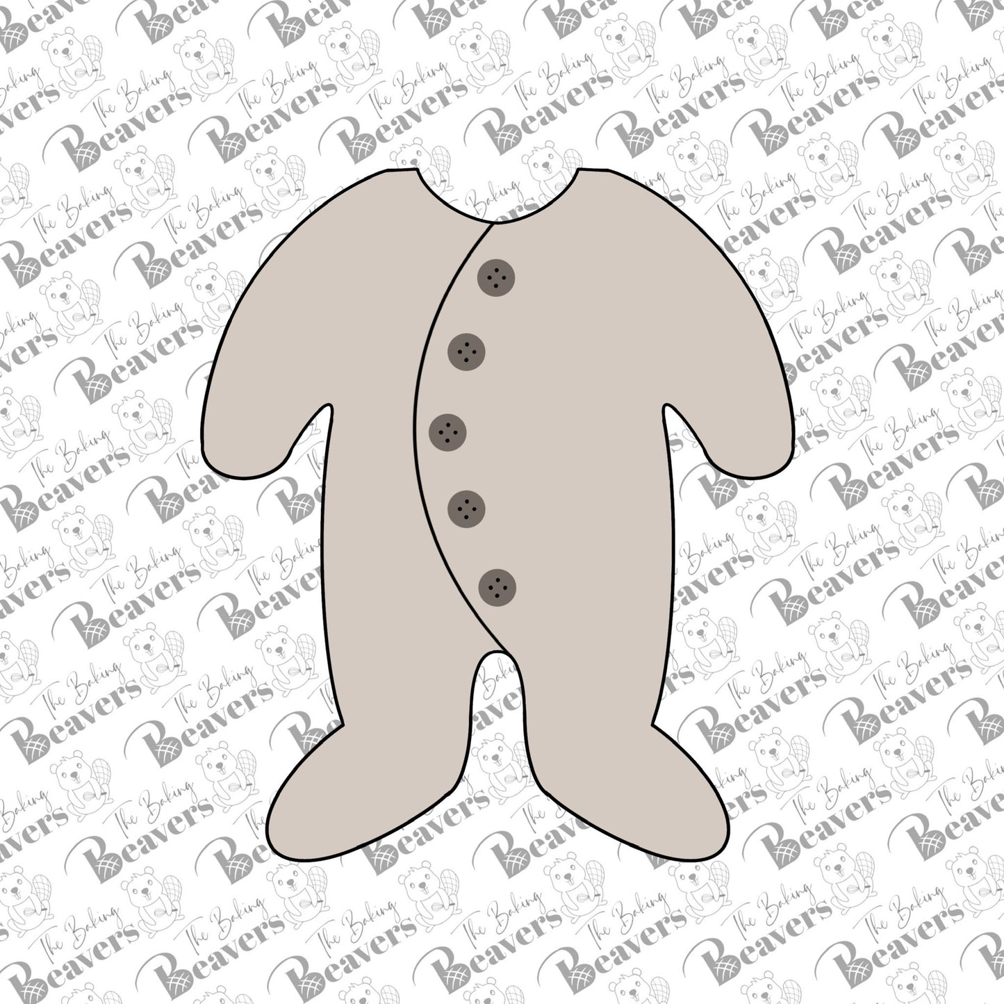 Baby Sleeper PJs Cookie Cutter