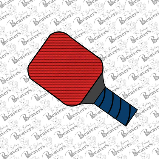 Pickle Ball Paddle Cookie Cutter (recommend sizing up)