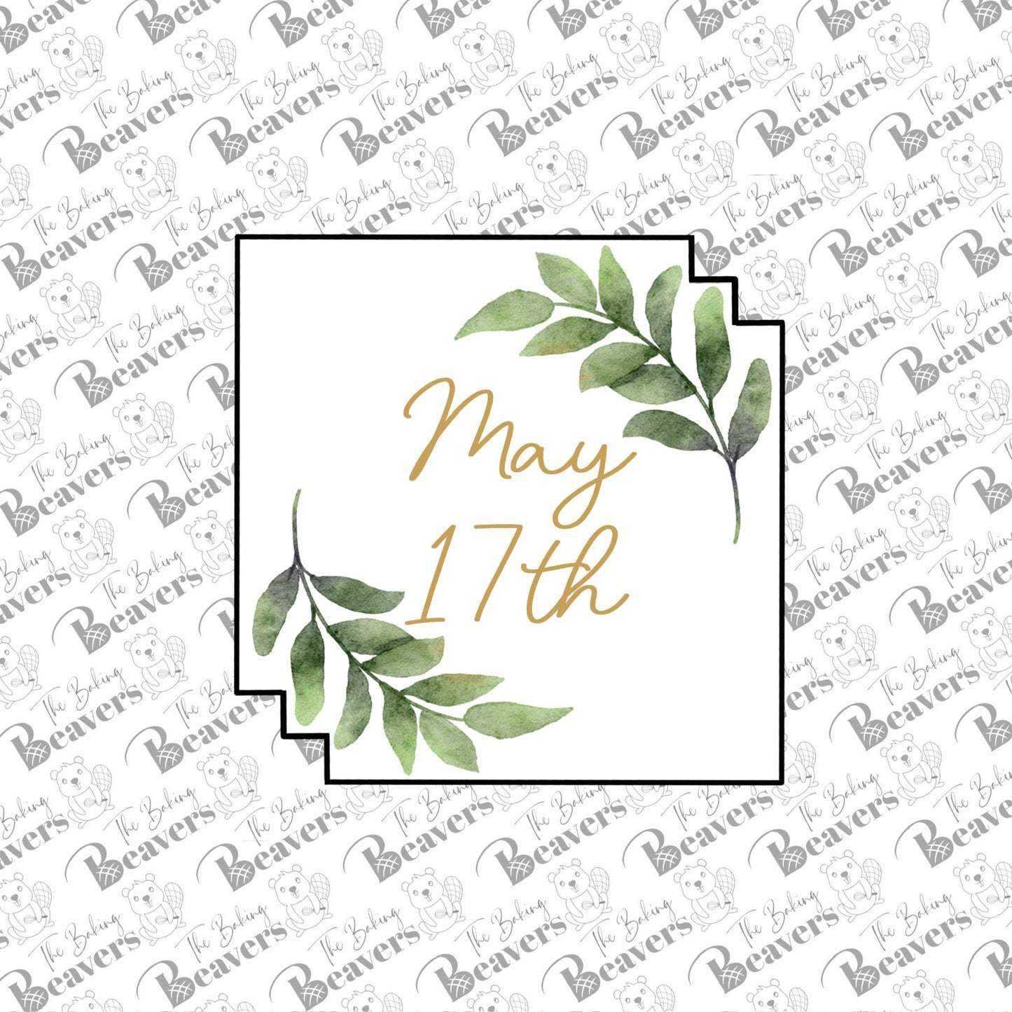 Square 2 Cut Corner Plaque Cookie Cutter