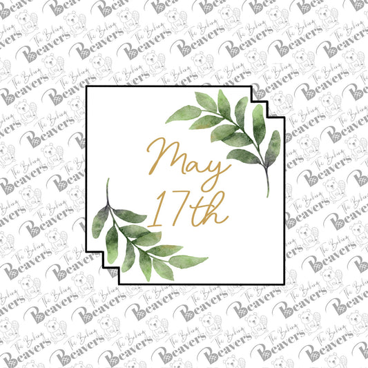 Square 2 Cut Corner Plaque Cookie Cutter