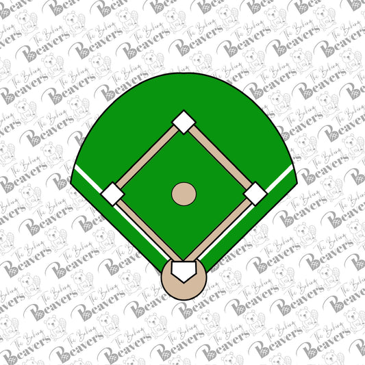 Baseball Diamond (version 1) Cookie Cutter