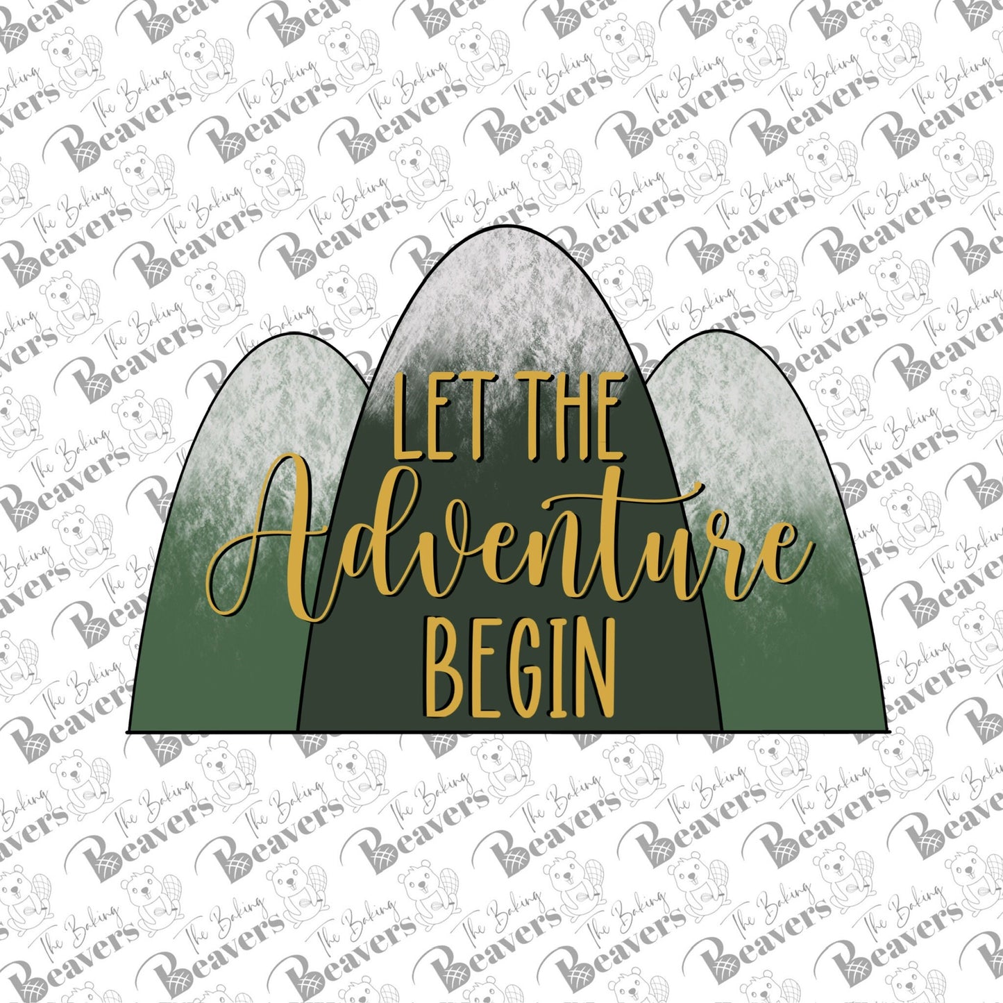 Rounded Mountain Peaks Cookie Cutter