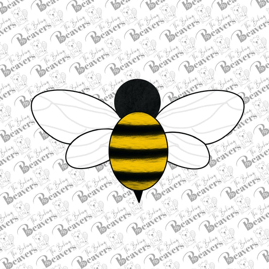 Bumble Bee Cookie Cutter (recommend sizing up)