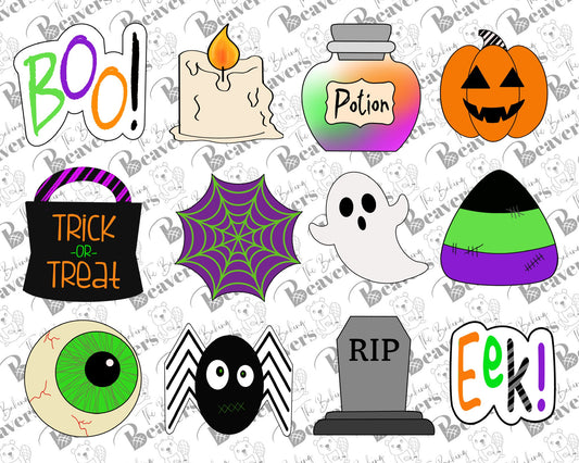 Halloween Dozen Set of Cookie Cutters