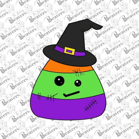 Witchy Candy Corn Cookie Cutter