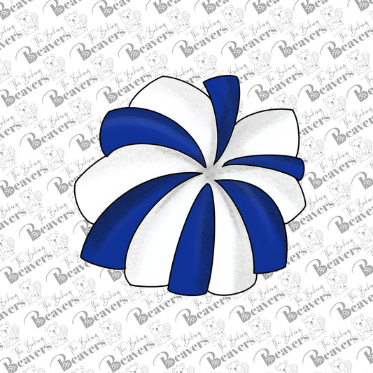 Cheer Pom Pom Cookie Cutter (may want to size down)