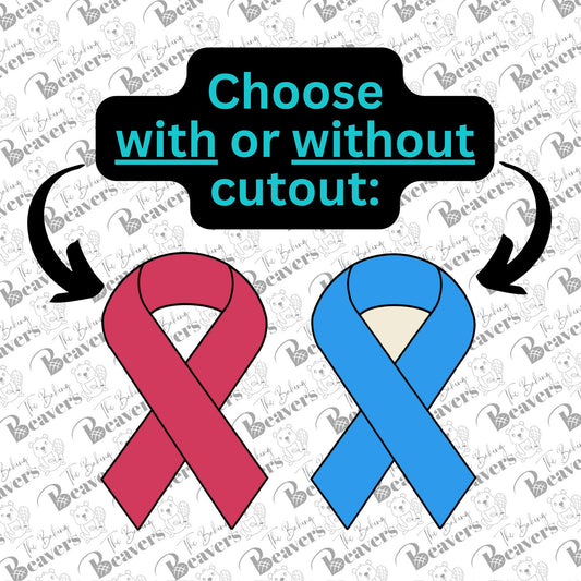 Awareness Ribbon Cookie Cutter (recommend sizing up)