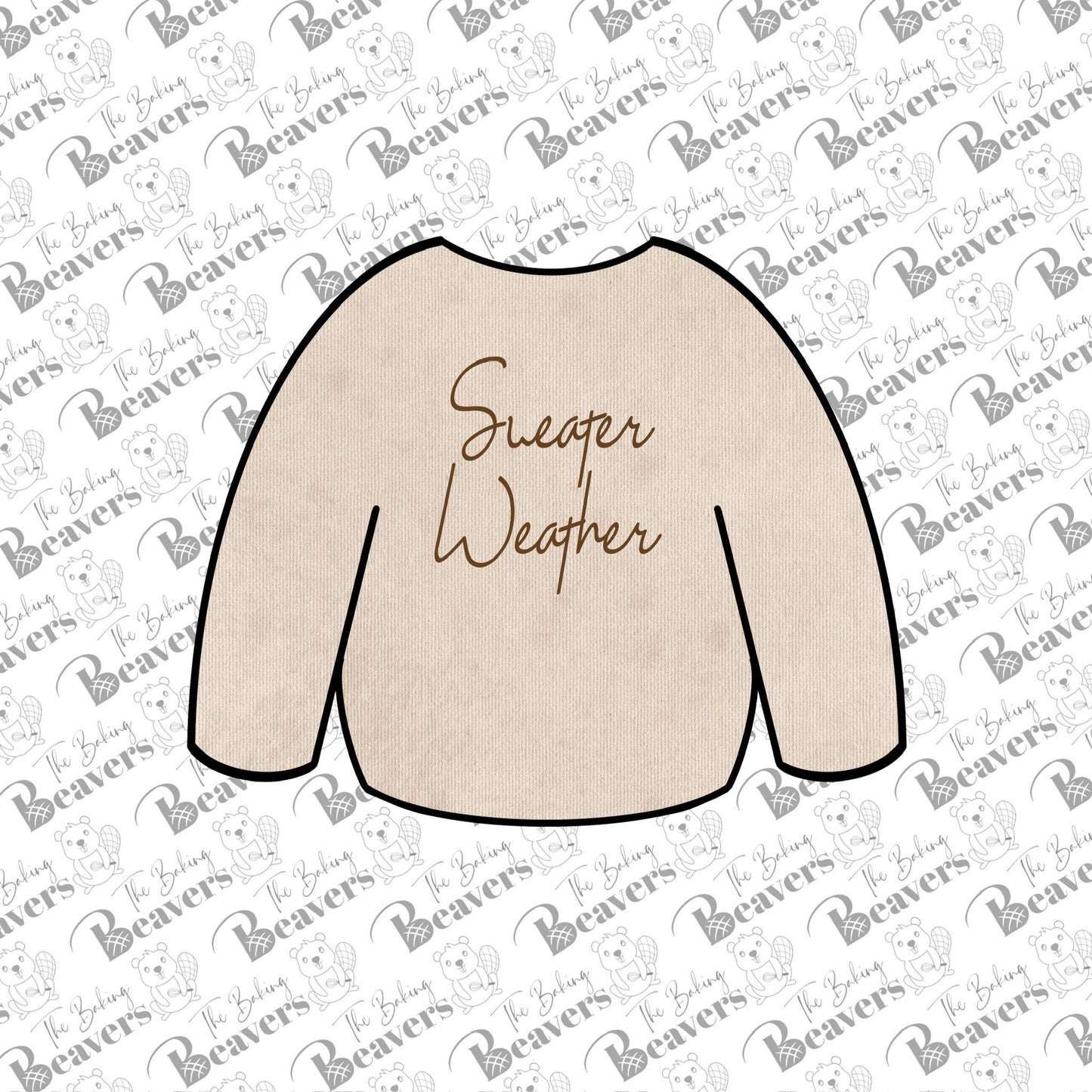 Sweater Cookie Cutter | Ugly Sweater Cookie cutter | Long Sleeve Shirt/Sweater Cookie Cutter