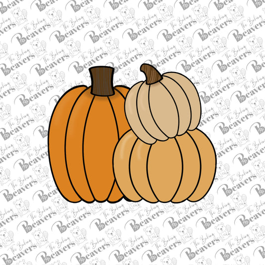 Pumpkin Trio Stack Cookie Cutter