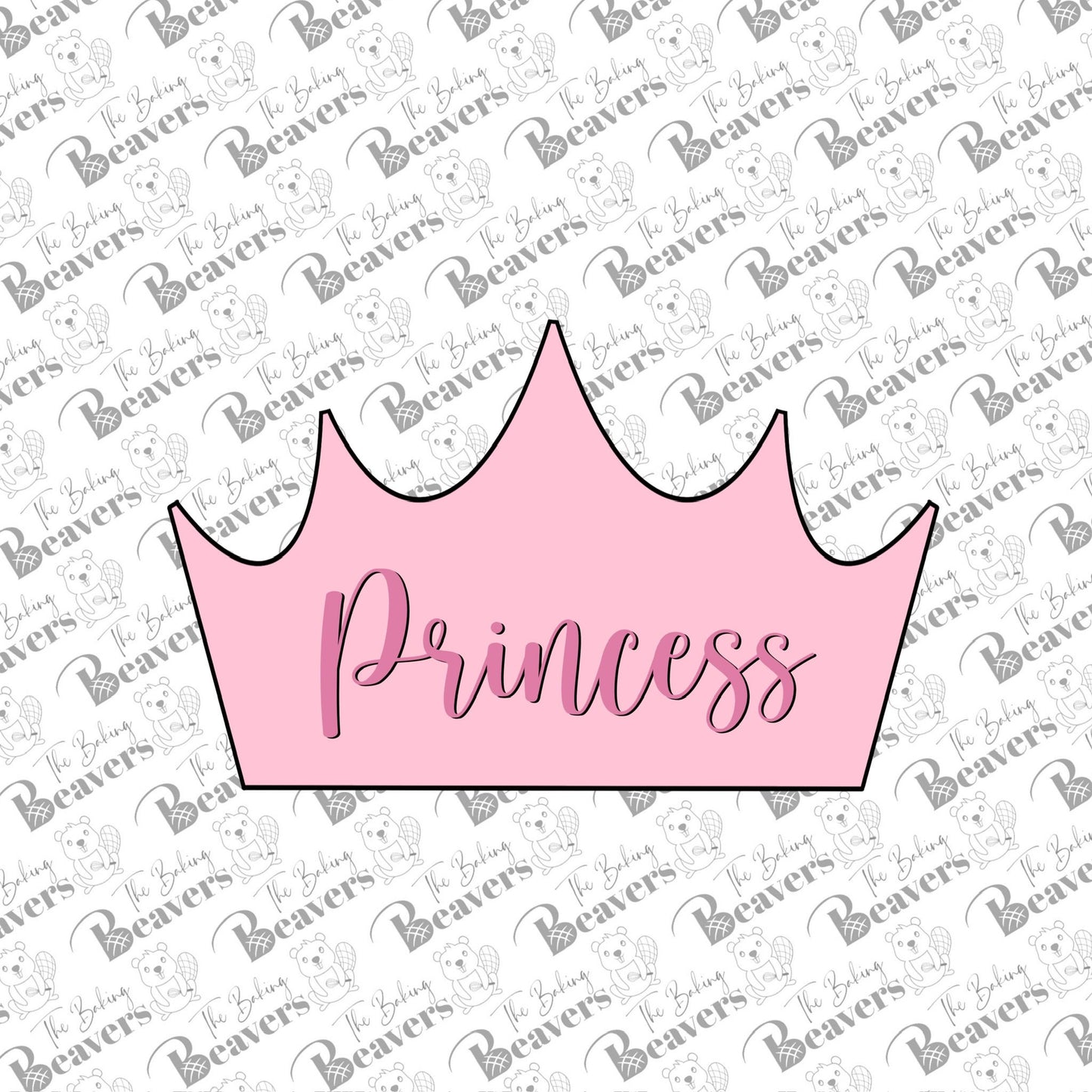 Princess Crown Cookie Cutter (recommend sizing up)