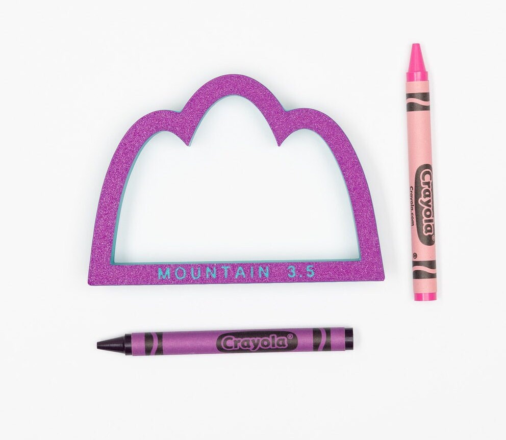 Rounded Mountain Peaks Cookie Cutter