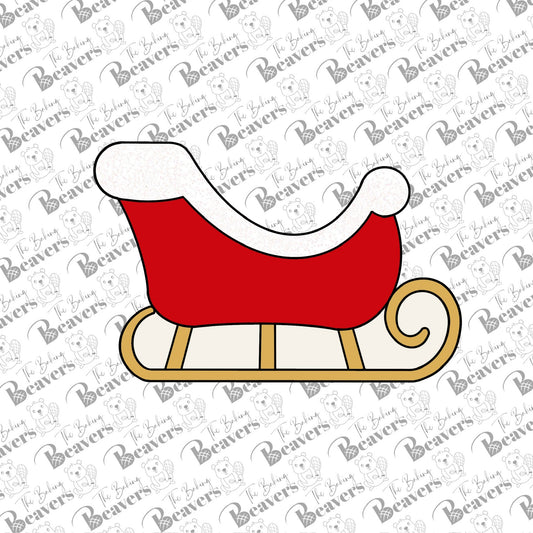 Santa's Sleigh Cookie Cutter