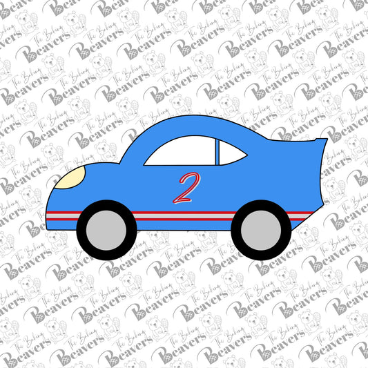 Race Car Cookie Cutter (recommend sizing up)