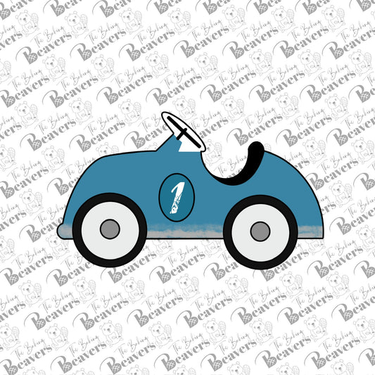 Soapbox Race Car Cookie Cutter (recommend sizing up)