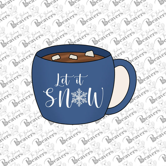 Hot Cocoa Mug /Coffee Mug Cookie Cutter