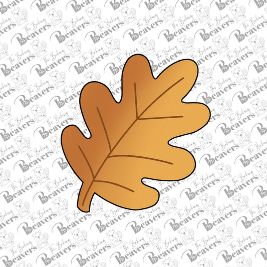 Fall Leaf #1 (Oak) Cookie Cutter