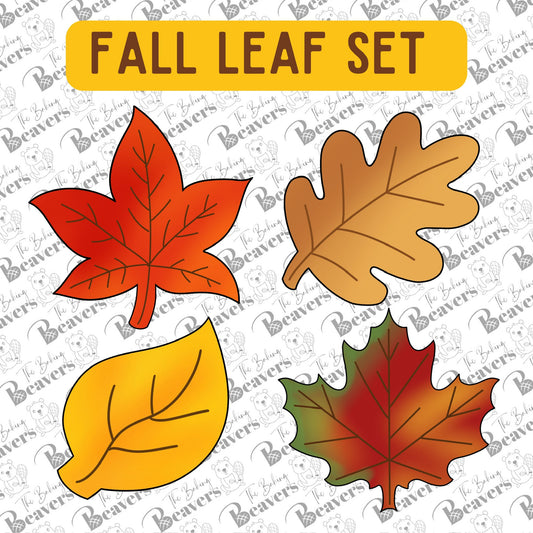 Fall Leaf Set of Cookie Cutters