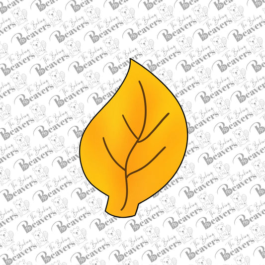 Fall Leaf #2 (Poplar) Cookie Cutter