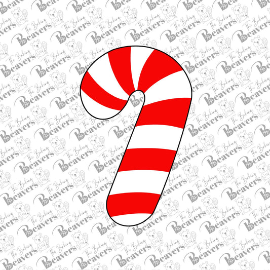 Candy Cane Cookie Cutter (recommend sizing up)