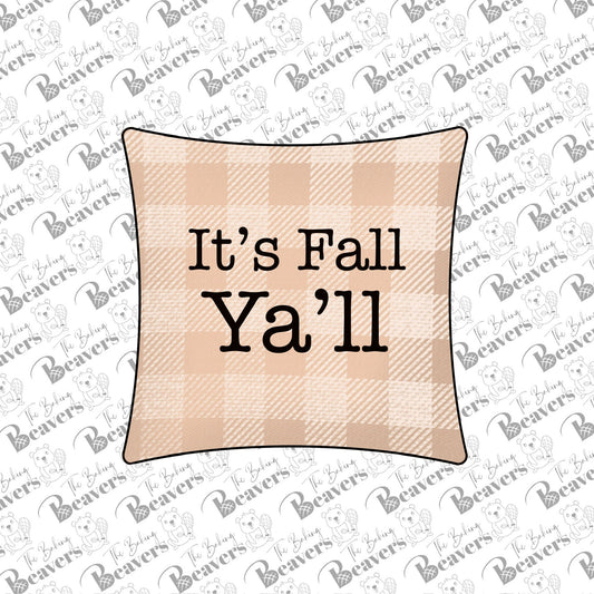 Fall Throw Pillow Cookie Cutter