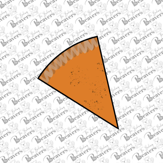 Narrow Pumpkin Pie Slice Cookie Cutter