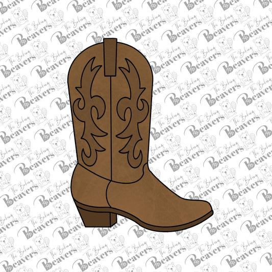 Cowboy Boots Cookie Cutter (recommend sizing up)