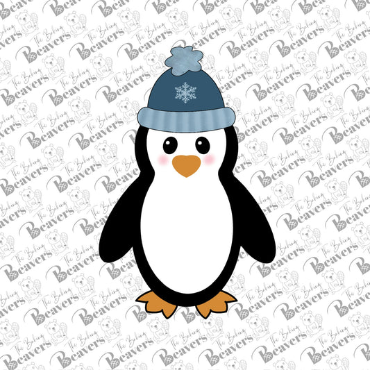 Penguin with Winter Hat Cookie Cutter