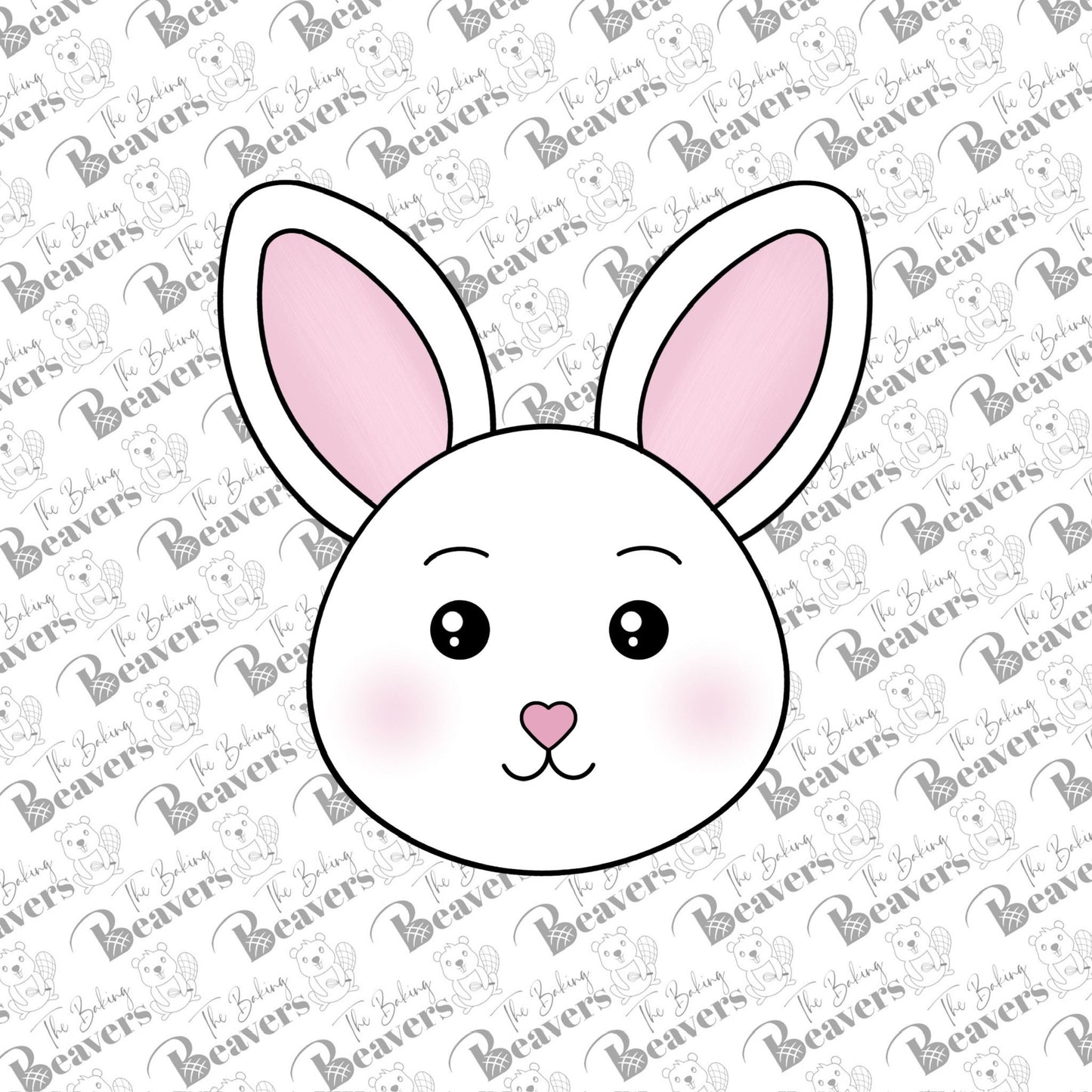 Easter Bunny Face Cookie Cutter