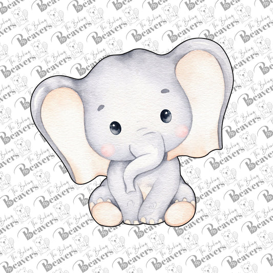 Elephant (sitting) Cookie Cutter
