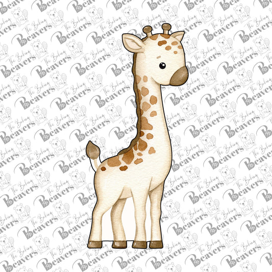 Giraffe Cookie Cutter (recommend sizing UP x2)