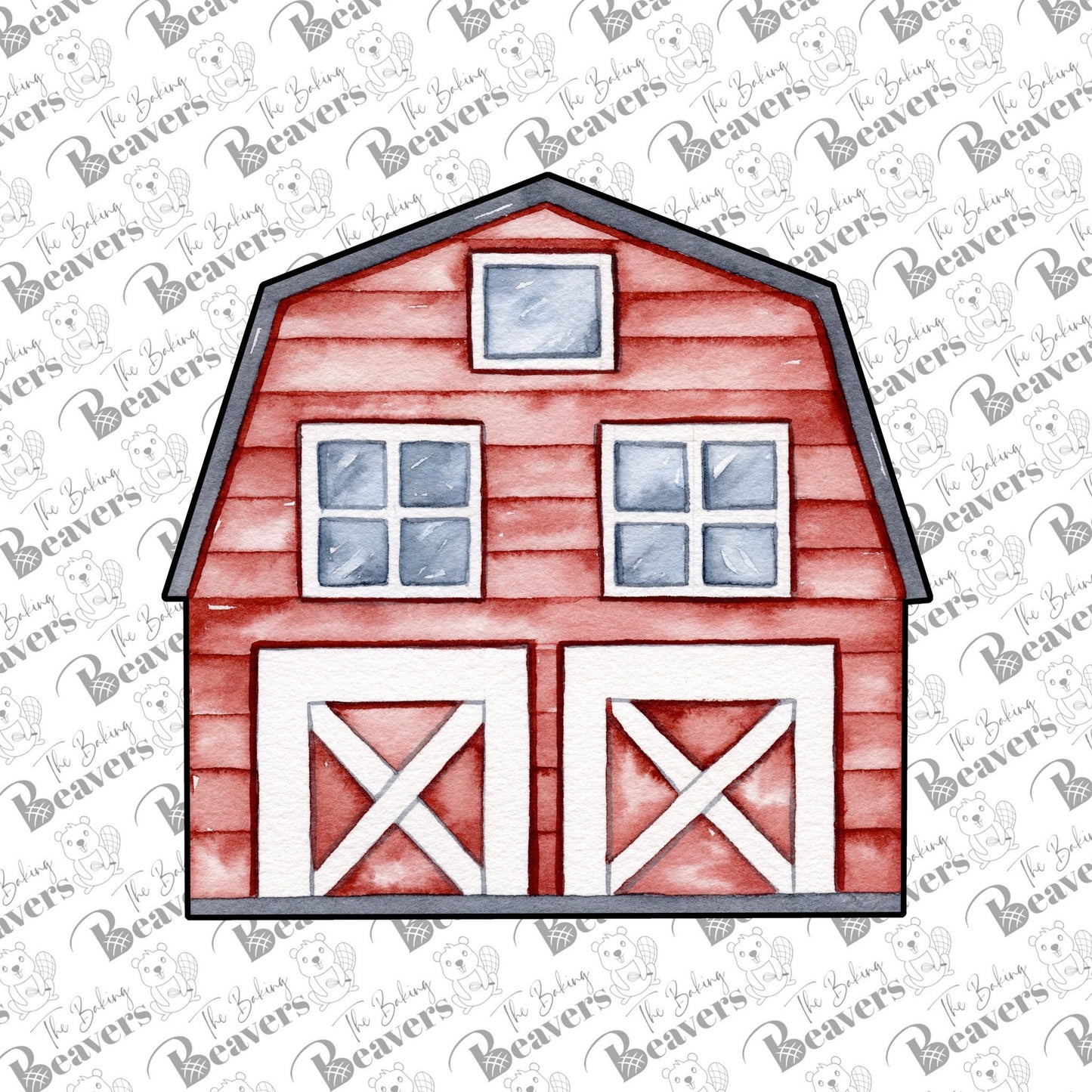 Barn Cookie Cutter (recommend sizing DOWN)