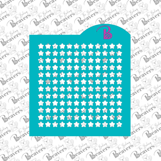 Rounded Star Sprinkle Stencils (Sm, Md, or Lg)