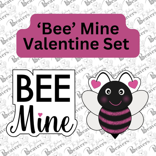 Bee Mine & Bee (Set of 2) Cookie Cutters