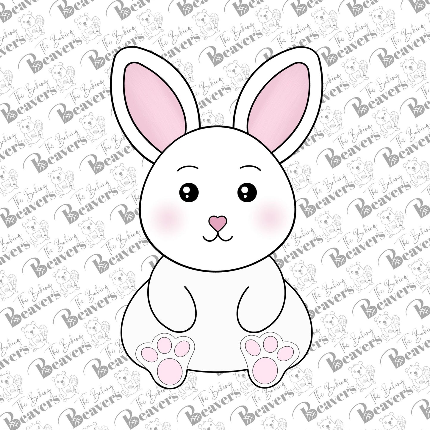 Easter Bunny (sitting) Cookie Cutter