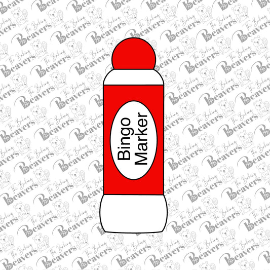 Bingo Dabber Cookie Cutter (recommend sizing up)