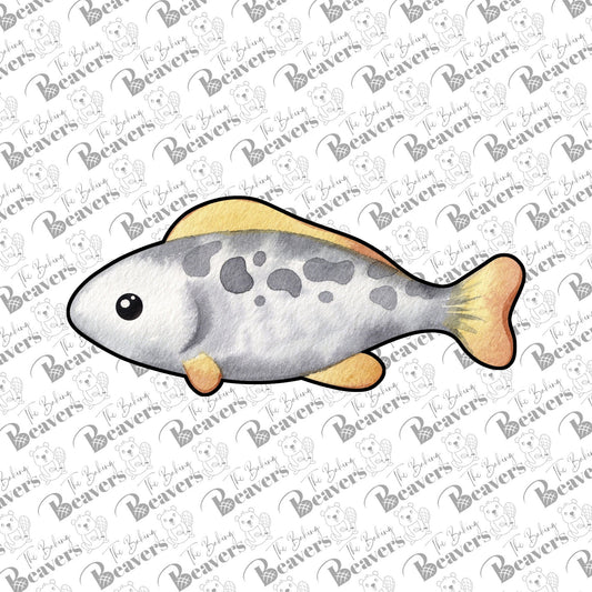 Realistic Fish Cookie Cutter (recommend sizing up- skinny design)