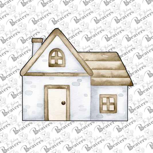 Cottage Cookie Cutter | Cabin/House Cookie Cutter