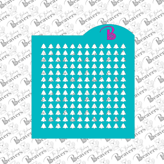 Christmas Tree Sprinkle Stencils (2 size options)