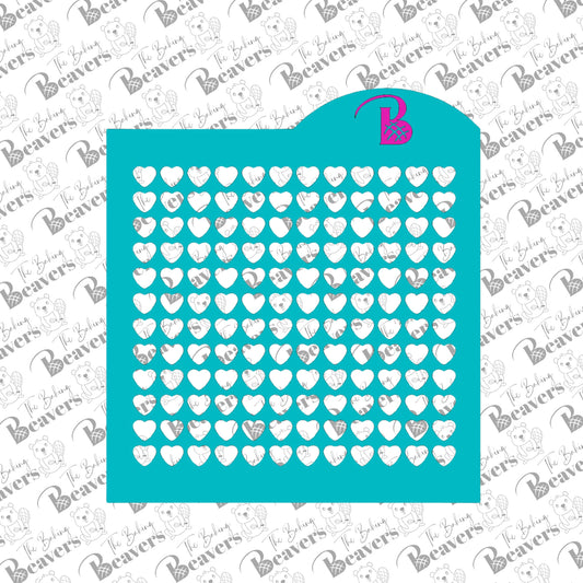 Rounded Heart Sprinkle Stencils (Sm, Md, or Lg)