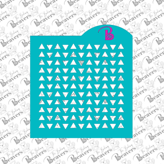 Triangle Sprinkle Stencils (Sm, Md, or Lg)