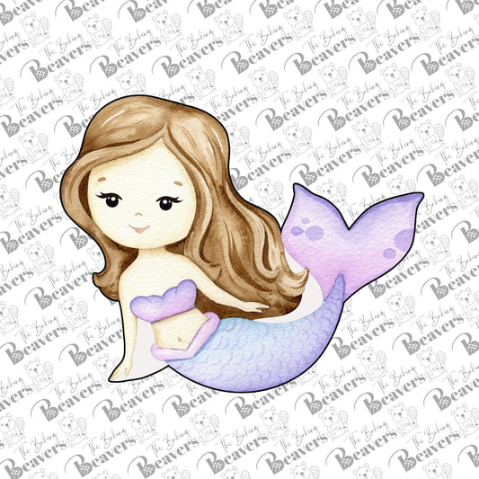 Mermaid (Side Pose) Cookie Cutter
