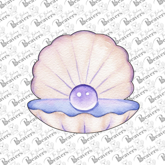 Open Shell with Pearl Cookie Cutter (may want to size down)